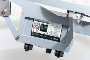 HailSens Edge product label inside the housing