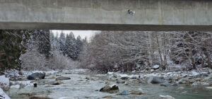 RQ-30+ installed beneath a bridge