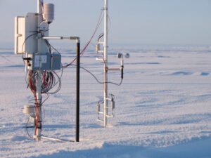 SND installation in a snowy landscape