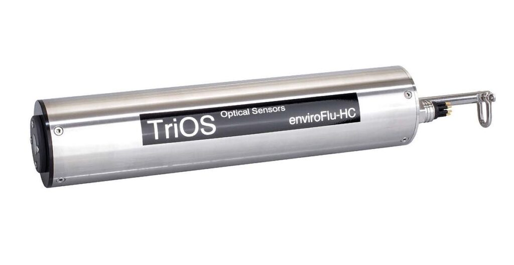 enviroFlu water quality probe in complete product view
