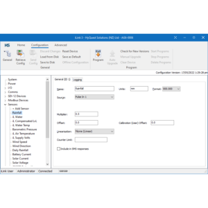 Konfigurationsoberfläche der iLink-Software